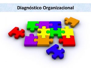 Diagnstico Organizacional Plataforma del diagnstico Concepto Etapa inicial