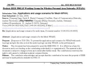 July 2004 doc IEEE 802 15 04312 r