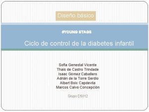 Diseo bsico YOUNG STAGS Ciclo de control de