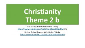 Christianity Theme 2 b The Atheist Bill Maher