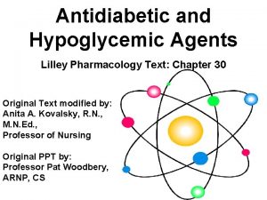 Antidiabetic and Hypoglycemic Agents Lilley Pharmacology Text Chapter