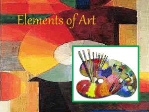 Elements of Art Line An element of art