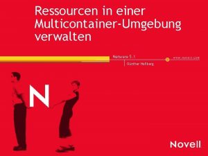 Ressourcen in einer MulticontainerUmgebung verwalten Netware 5 1