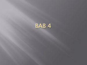 BAB 4 Bila tidak terdapat pada Open Recent