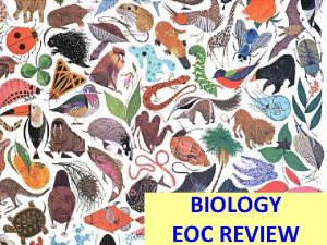 BIOLOGY EOC REVIEW CELLS SB 1 Students will