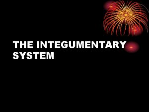 THE INTEGUMENTARY SYSTEM The Integumentary system Skin is