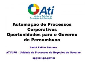 Automao de Processos Corporativos Oportunidades para o Governo