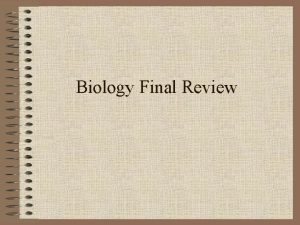 Biology Final Review Chromosomes Chromosomes are DNA its