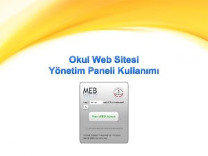 Okul Web Sitesi Ynetim Paneli Kullanm Okul Web