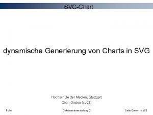 SVGChart dynamische Generierung von Charts in SVG Hochschule