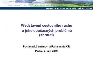 Pedstaven cestovnho ruchu a jeho souasnch problm shrnut