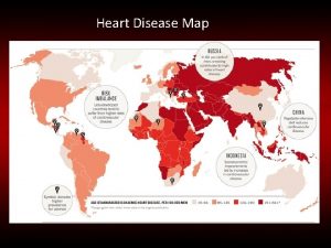Heart Disease Map Coronary Heart Disease Coronary heart