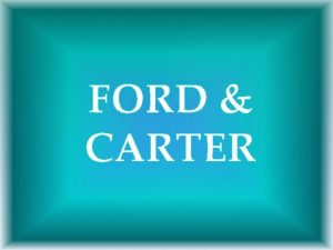 FORD CARTER Ford 1 st Vice President chosen