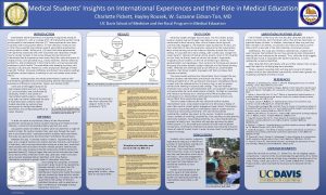 Medical Students Insights on International Experiences and their