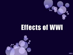 Effects of WWI Flu Epidemic September 1918 a