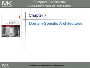 Computer Architecture A Quantitative Approach Sixth Edition Chapter