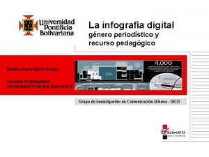 La infografa digital gnero periodstico y recurso pedaggico