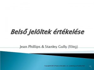 Bels jelltek rtkelse Jean Phillips Stanley Gully fleg