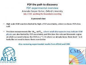 PDF the path to discovery PDF experimental overview PDF the path to discovery PDF experimental overview