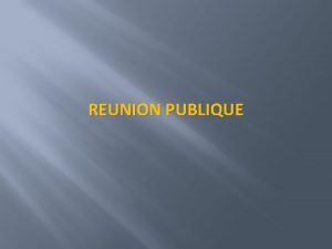 REUNION PUBLIQUE POUR RAPPEL TRACE PROPOSE PAR SNCF