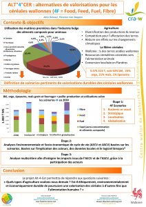 ALT4CER alternatives de valorisations pour les crales wallonnes