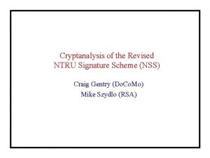 Cryptanalysis of the Revised NTRU Signature Scheme NSS