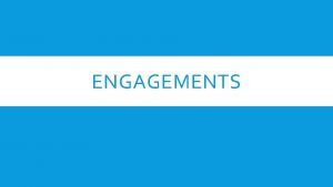 ENGAGEMENTS PROCDURE DENGAGEMENT DIFFRENTE SELON LES DISCIPLINES ENGAGEMENTS