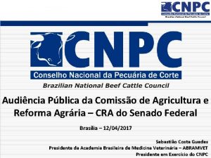 Audincia Pblica da Comisso de Agricultura e Reforma