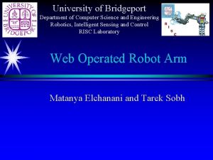 University of Bridgeport Department of Computer Science and