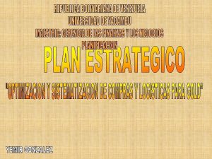 INDICE Resumen Ejecutivo Descripcin del Modelo Planeacin Estratgica