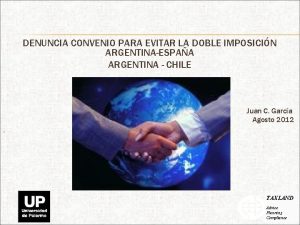 DENUNCIA CONVENIO PARA EVITAR LA DOBLE IMPOSICIN ARGENTINAESPAA