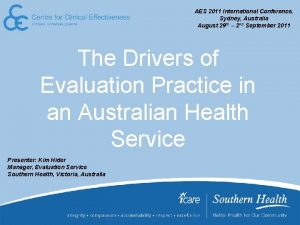 AES 2011 International Conference Sydney Australia August 29