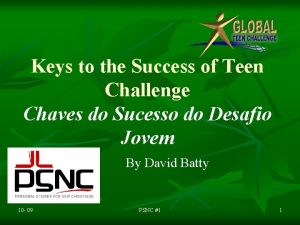 Keys to the Success of Teen Challenge Chaves