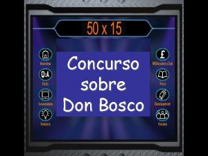 Concurso sobre Don Bosco Cundo nace Don Bosco