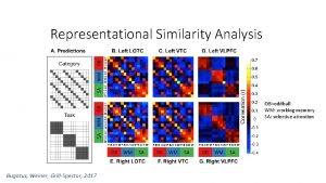 Representational Similarity Analysis OBoddball WM working memory SA