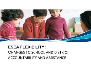 ESEA FLEXIBILITY CHANGES TO SCHOOL AND DISTRICT ACCOUNTABILITY