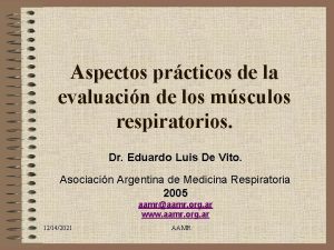 Aspectos prcticos de la evaluacin de los msculos