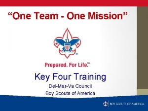 One Team One Mission Key Four Training DelMarVa