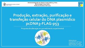 Mestrado Integrado em Cincias Farmacuticas 5 Ano Biotecnologia