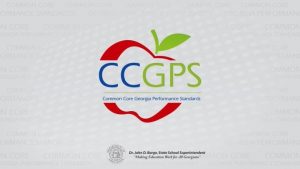 Common Core Georgia Performance Standards Facilitating StudentLed Discussions