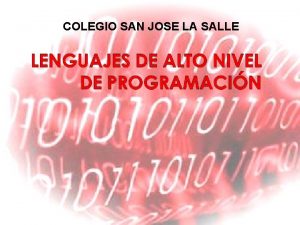 COLEGIO SAN JOSE LA SALLE CONCEPTO Y SUS