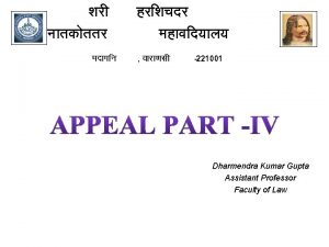 221001 Dharmendra Kumar Gupta Assistant Professor Faculty of