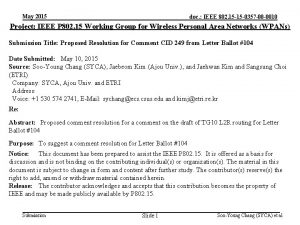 May 2015 doc IEEE 802 15 15 0357
