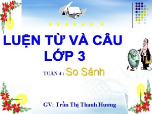 TUN 4 So Snh GV Trn Th Thanh