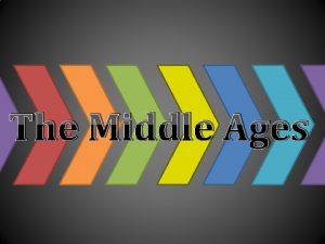 The Middle Ages Ancient World Before 476 Modern