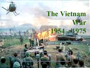 The Vietnam War 1954 1975 Background to the