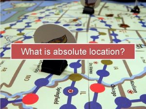 What is absolute location Absolute location is a