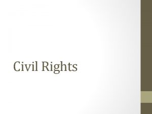 Civil Rights Definition of Civil Rights Civil Rights