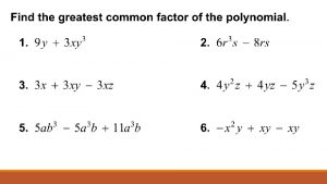 4 4 Notes Factoring Polynomials Factoring using a