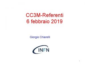 CC 3 MReferenti 6 febbraio 2019 Giorgio Chiarelli
